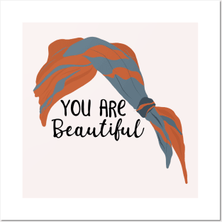 You Are Beautiful Self love Quote Posters and Art